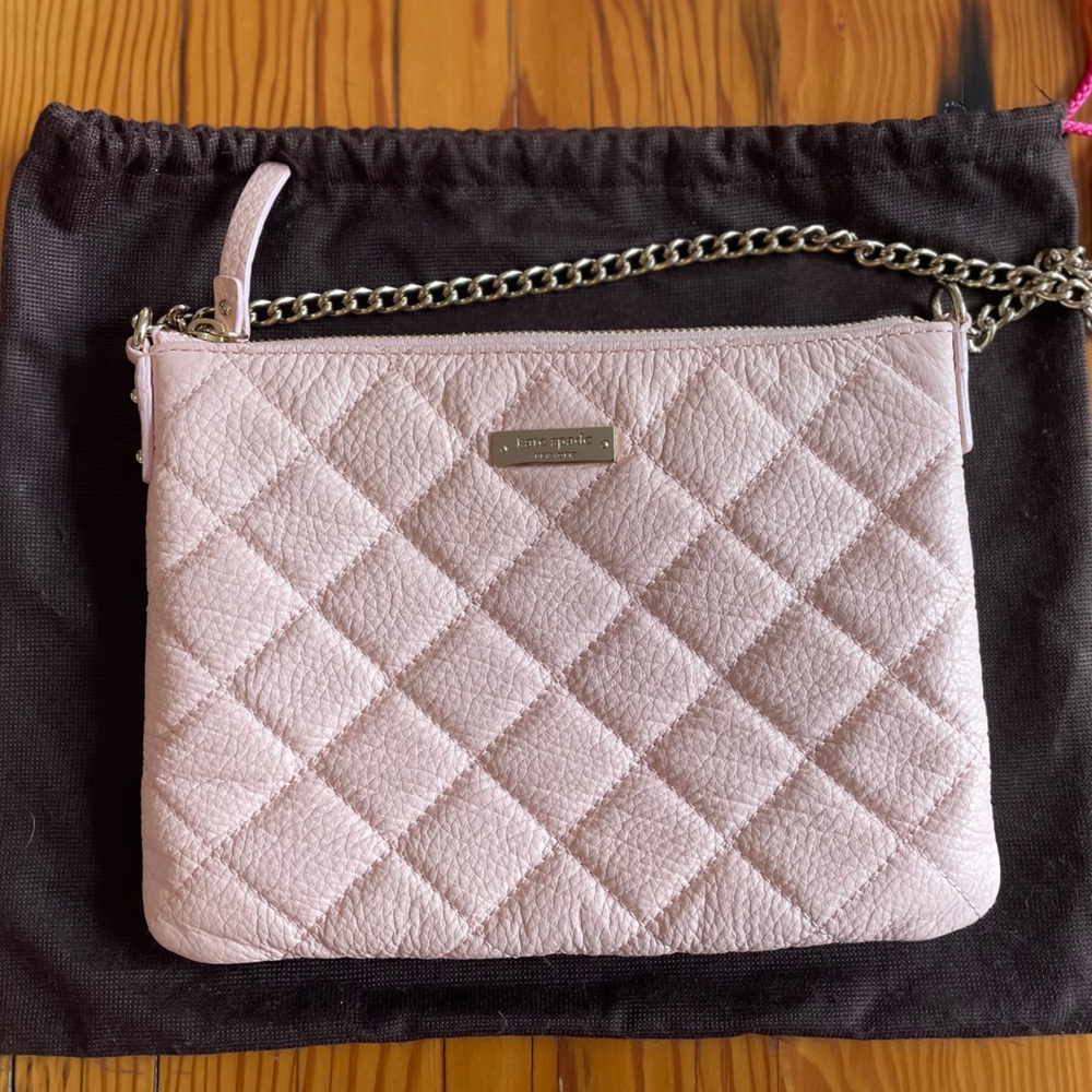 Kate Spade Ginnie Quilted bag- light pink